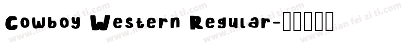 Cowboy Western Regular字体转换